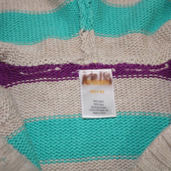 GYMBOREE GIRL SWEATER DRESS MULTICOLOR - M(7-8) - Picture 3 of 8